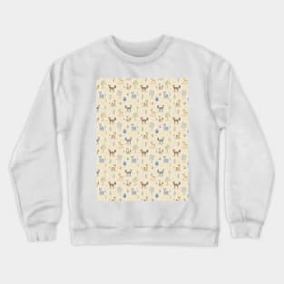 Fall land cute animals Crewneck Sweatshirt